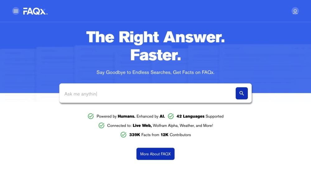 FAQx interface