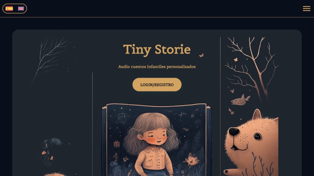 Tiny storie interface
